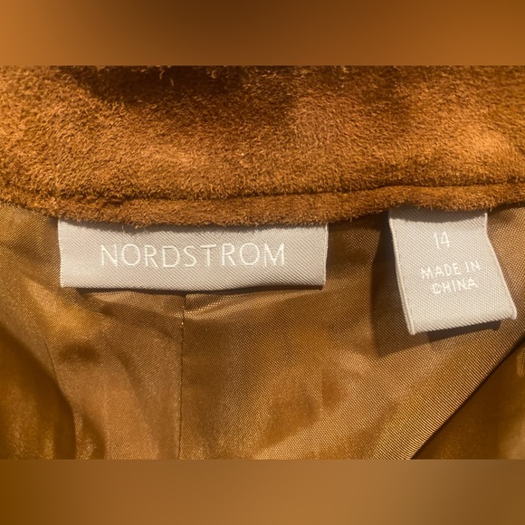 NWOT - Nordstrom Straight Leg, Genuine Suede Pants - Picture 7 of 9